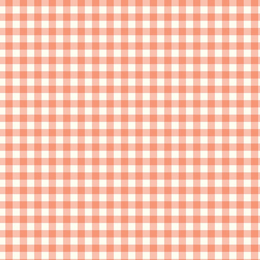 Gingham Cottage Gingham Coral C13014-CORAL by Heather Peterson for Riley Blake Fabrics