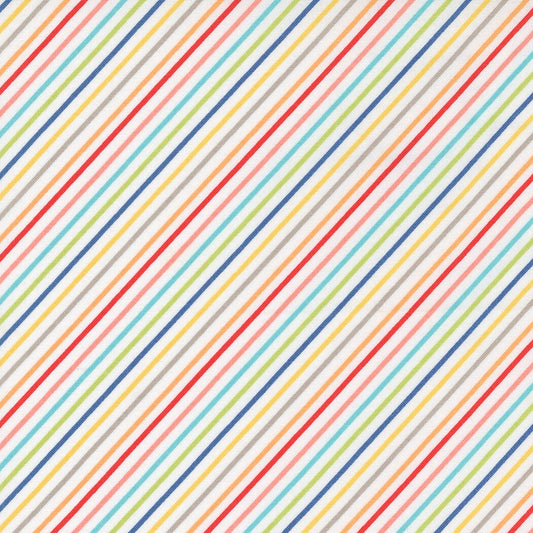 Simply Delightful Stripes Off White by Sherri and Chelsi for Moda Fabrics 37646 11, 1/2 yard increments